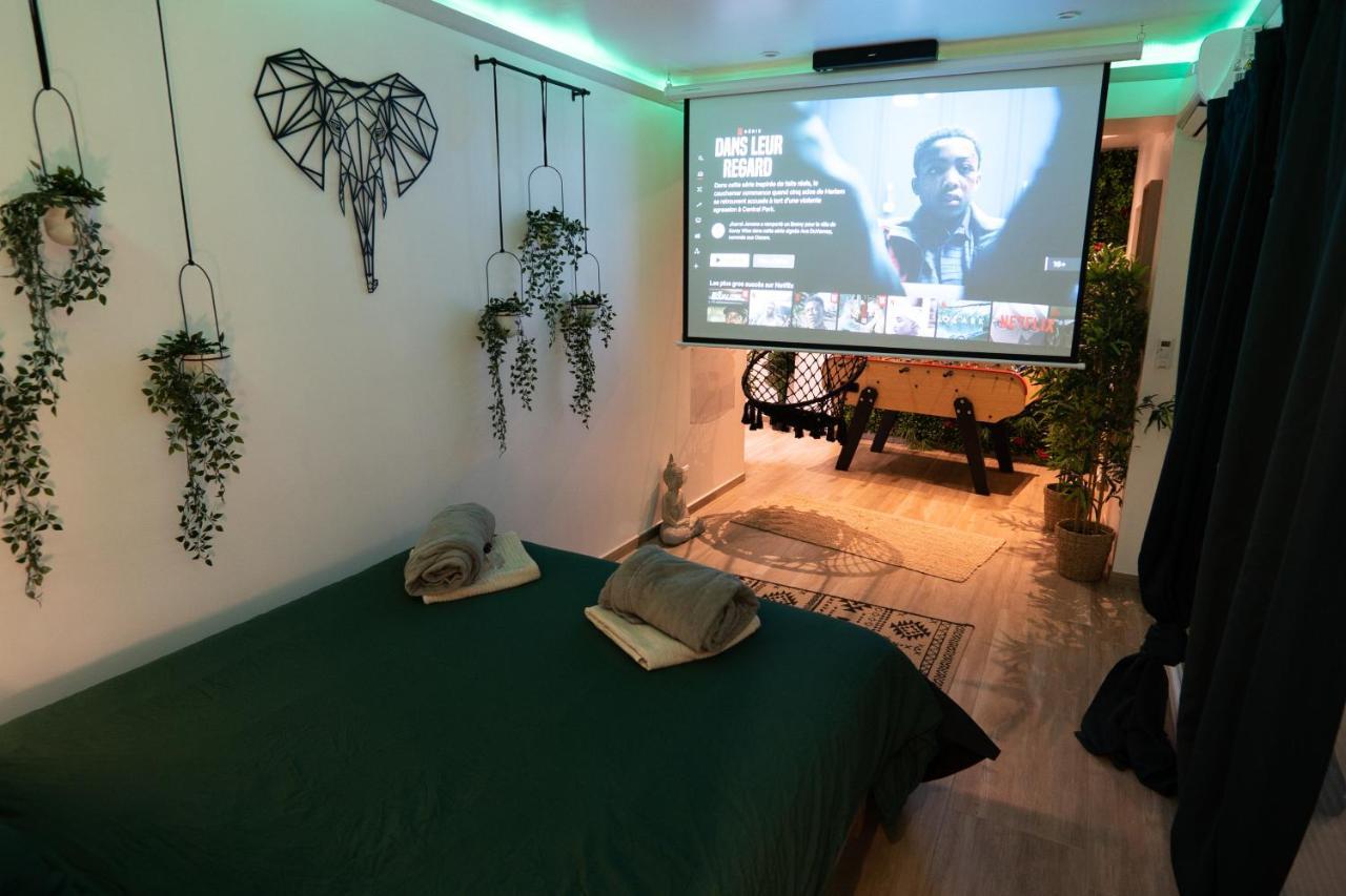 Capsule Thailande I Sauna I Balneo I Console I Jeux En Bois I Cinema I Cour Interieure Trith-Saint-Leger Exterior photo